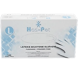 Haspet Vinil Pudrasız Eldiven 100 Lü L