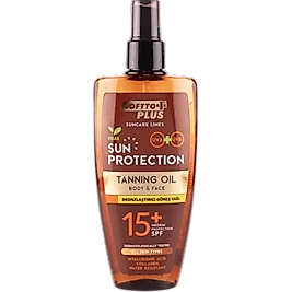 Softto Plus Bronzlaştırıcı Güneş Yağı 15 Spf 200 Ml