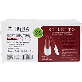 Trina 550li Soft Jel Tırnak Mat - Stiletto