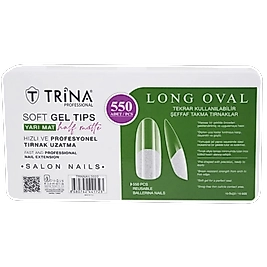 Trina 550li Soft Jel Tırnak Mat - Long Oval