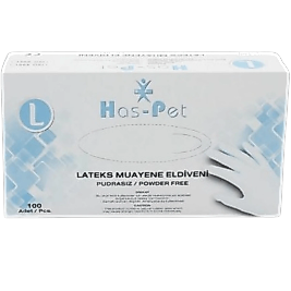 Haspet Vinil Pudrasız Eldiven 100 Lü L