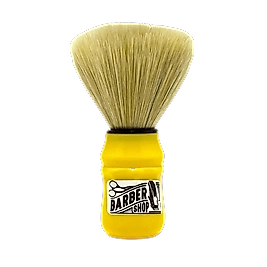 Barber Shop Profesyonel Sakal Fırçası - Sarı