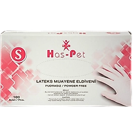 Haspet Vinil Pudrasız Eldiven 100 lü S