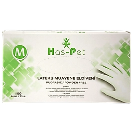 Haspet Vinil Pudrasız Eldiven 100 Lü M