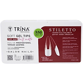 Trina 550li Soft Jel Tırnak Mat - Stiletto