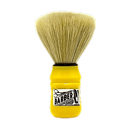 Barber Shop Profesyonel Sakal Fırçası - Sarı
