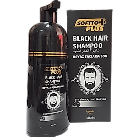 Softto Plus Saç Siyahlaştırıcı Şampuan Black Shampoo 350 ml