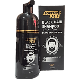 Softto Plus Saç Siyahlaştırıcı Şampuan Black Shampoo 350 ml