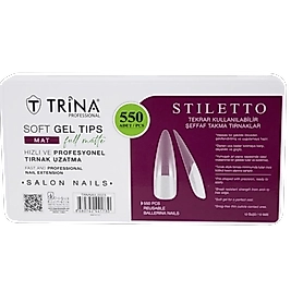 Trina 550li Soft Jel Tırnak Full Mat - Stiletto